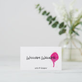 スプレー |表現II (ホットピンク) 名刺 (スタンド正面)