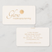 スプレーTanビジネス銅Sunレイズカード 名刺 (正面/裏面)