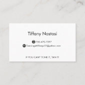 スプレーTANS名刺 名刺 (裏面)