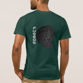 スプロケットのスカルのワイシャツ Tシャツ (裏面)