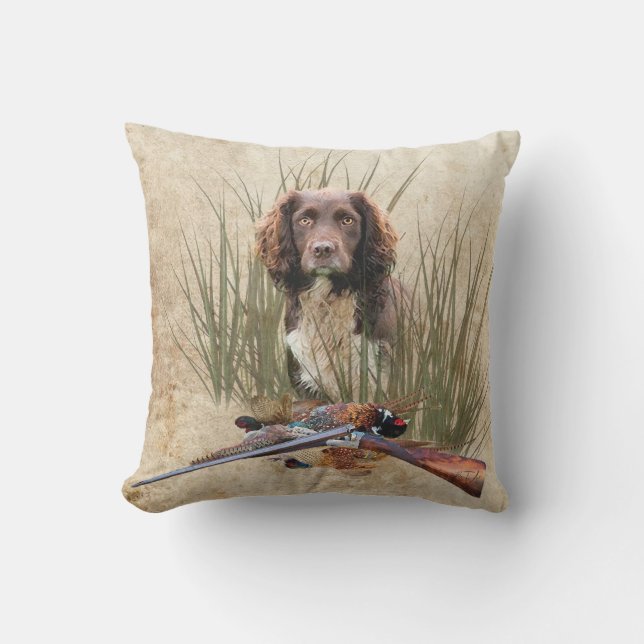 スプロケットスパニエル犬タペストリーポスタートリプチアクリル アウトドアクッション (正面)