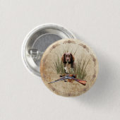 スプロケットスパニエル犬タペストリーポスタートリプチアクリル 缶バッジ (正面&裏面)