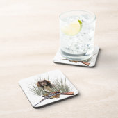 スプロケットスパニエル犬装飾用クッション コースター (右側)