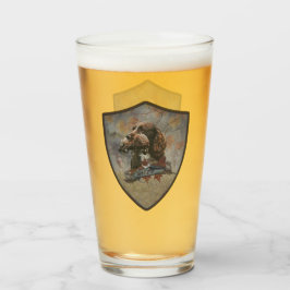 スプロケットスパニエル犬、ガンドッグアートガラス タンブラーグラス