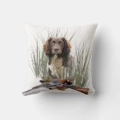 スプロケットスパニエル犬 クッション (裏面)