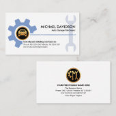 スプロケット駆動チェーンスパナレンチ整備士 名刺 (正面/裏面)