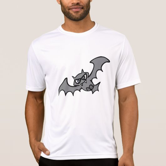 スプーキーかわいい悪霊バット Tシャツ (正面)