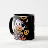 スプーキーだけどキュート | ExDesigner | ハロウィン マグカップ (正面左)