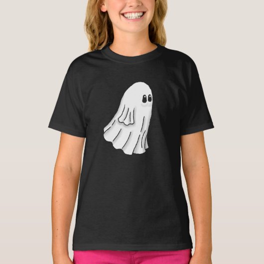 スプーキーでお化けみたいな幽霊 Tシャツ (正面)