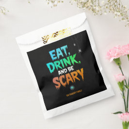 スプーキーな「食べ飲んでハロウィンを怖がろう」ハロウィンパーティー フェイバーバッグ