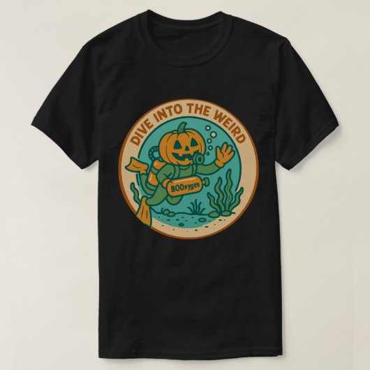 スプーキーアンダーウォーターアドベンチャー Tシャツ (デザイン正面)