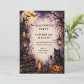 スプーキーキャットハロウィンパーティー 招待状 (スタンド正面)