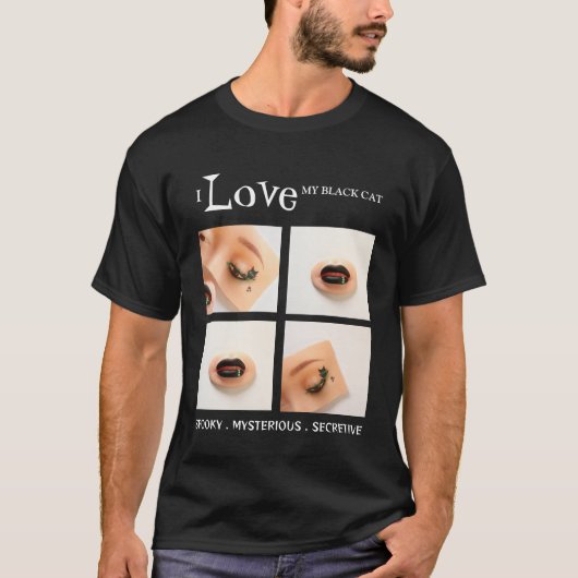 スプーキーキャット メンズ Tシャツ (正面)