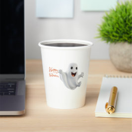 スプーキーキュートゴーストハロウィン 紙コップ