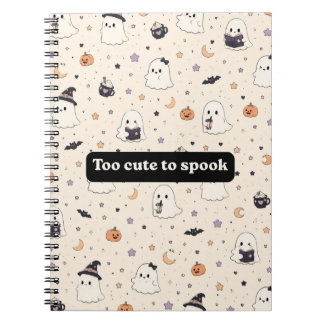 スプーキーキュートハロウィン螺旋綴じノート ミニおばけ ノートブック