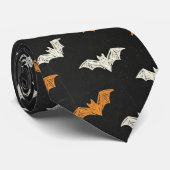 スプーキーコウモリ ハロウィン ネクタイ (ロール)