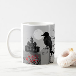 スプーキーゴシックハロウィンマグ コーヒーマグカップ
