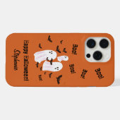 スプーキーゴーストハロウィン iPhoneケース (裏面横)