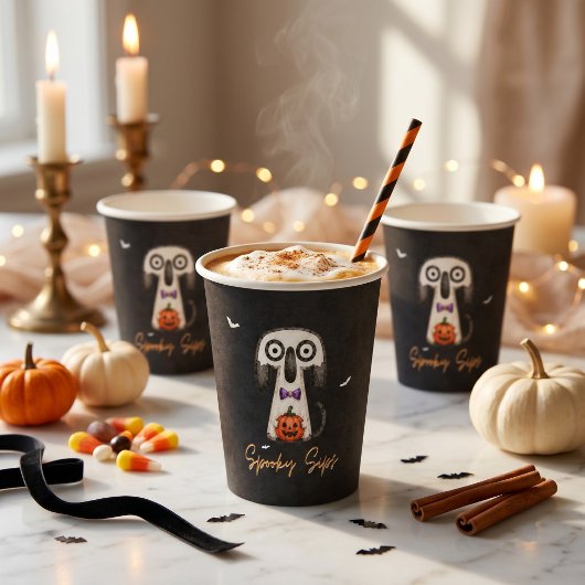 スプーキーシップスの可愛いハロウィンパーティー 紙コップ