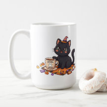 スプーキー&カフェイン ハロウィーン 黒猫