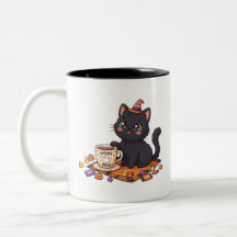 スプーキー&カフェイン ハロウィーン 黒猫