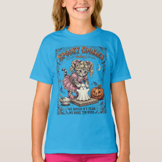 スプーキー クッキー グラム キティ ベーカリー ハロウィン PNG Tシャツ