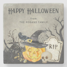 スプーキー コスチューム アンド カクテルズ ハロウィン ストーンコースター