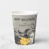 スプーキー コスチューム アンド カクテルズ ハロウィン 紙コップ (裏面)