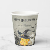 スプーキー コスチューム アンド カクテルズ ハロウィン 紙コップ (正面)