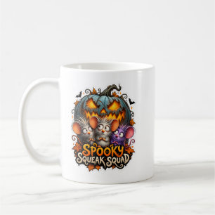 🎃🐭 スプーキー・スクイーク・スクワッド ハロウィンマグ ☕👻 コーヒーマグカップ