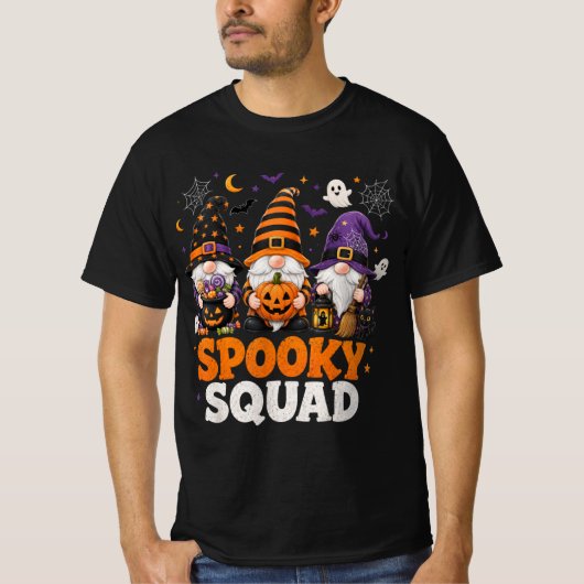 スプーキー・スクワッド・ハロウィーン・ノーム Tシャツ (正面)