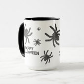 スプーキー・スパイダー ハッピー・ハロウィン マグカップ (正面左)