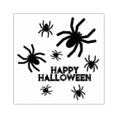 スプーキー・スパイダー ハッピー・ハロウィン ラバースタンプ (インプリント)