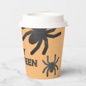 スプーキー・スパイダー ハッピー・ハロウィン 紙コップ (裏面)