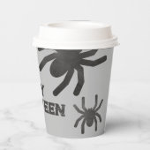 スプーキー・スパイダー ハッピー・ハロウィン 紙コップ (裏面)