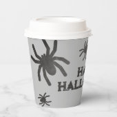 スプーキー・スパイダー ハッピー・ハロウィン 紙コップ (正面)