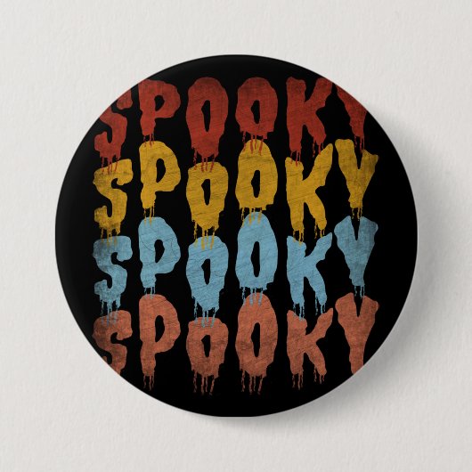 スプーキー スプーキー ハロウィン 缶バッジ (正面)