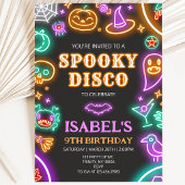 スプーキー ディスコ ハロウィン バースデー 招待状