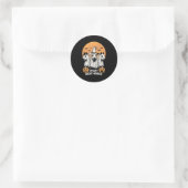 スプーキー・ナイトメアズ かわいい西洋の幽霊の馬のハロウィン ラウンドシール (バッグ)