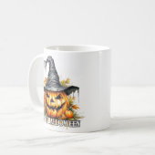 スプーキー ハッピー ハロウィン パンプキン コーヒーマグカップ (正面左)