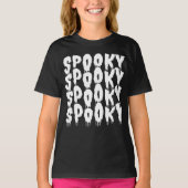 スプーキー ハロウィン コスチューム Tシャツ (正面)