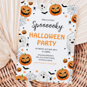 スプーキー・ハロウィン・パーティー 招待状