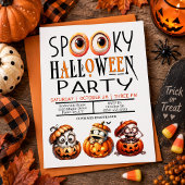 スプーキー・ハロウィン・パーティー 招待状