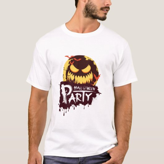 スプーキー・ハロウィン・パーティー Tシャツ (正面)