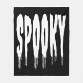スプーキー ハロウィン フリースブランケット (正面)