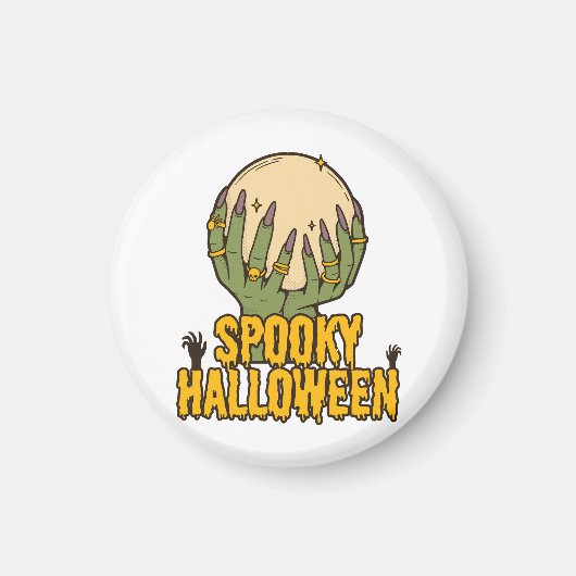 スプーキー ハロウィン マグネット (正面)