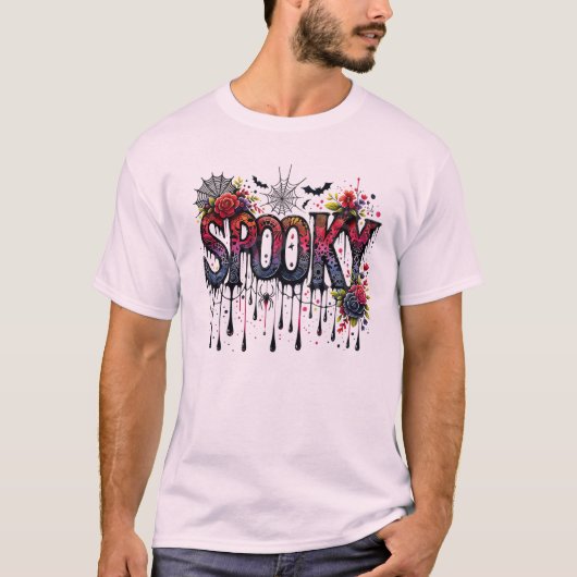 スプーキー・ハロウィン Tシャツ (正面)