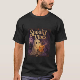 スプーキー・バイブス かわいいお化けの魔法の薬 ハロウィンTシャツ Tシャツ
