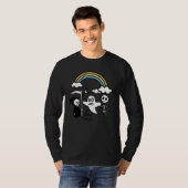 スプーキー パルズ おばけ 死神 レインボー ハロウィン Tシャツ (正面フル)