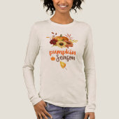 スプーキー・パンプキン・シーズン | かわいい秋とハロウィン トライブレンドTシャツ (正面)